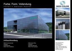 Österreich - Klaus-Vorarlberg - DMG Firmenzentrale Fassade - Elektropoliert